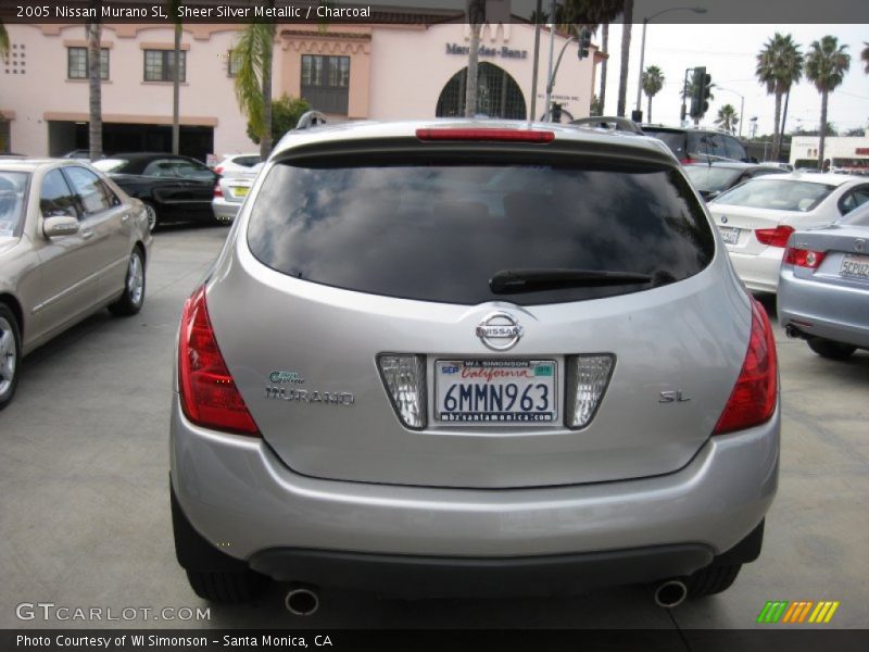 Sheer Silver Metallic / Charcoal 2005 Nissan Murano SL