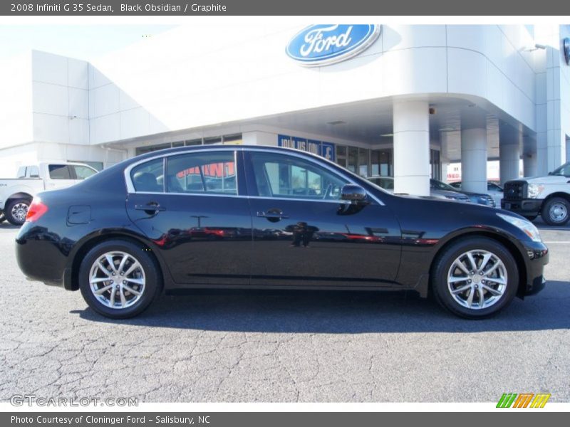 Black Obsidian / Graphite 2008 Infiniti G 35 Sedan