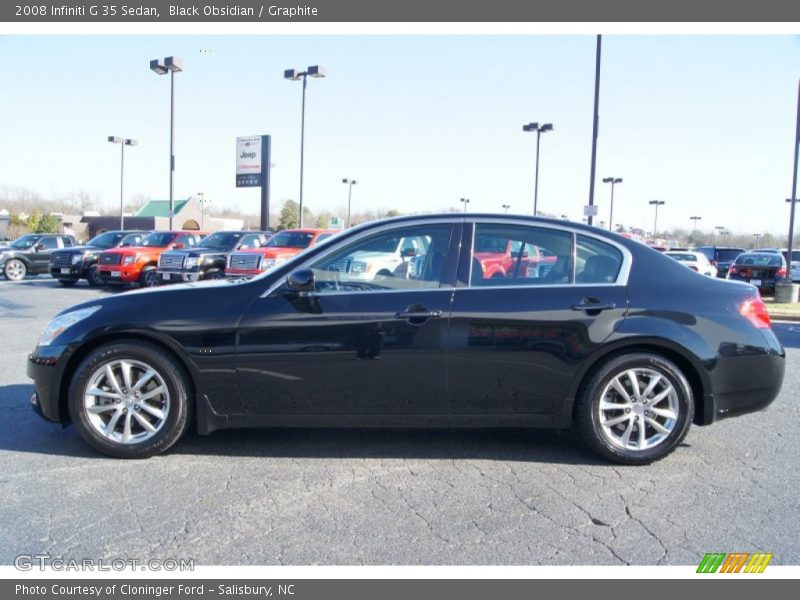 Black Obsidian / Graphite 2008 Infiniti G 35 Sedan