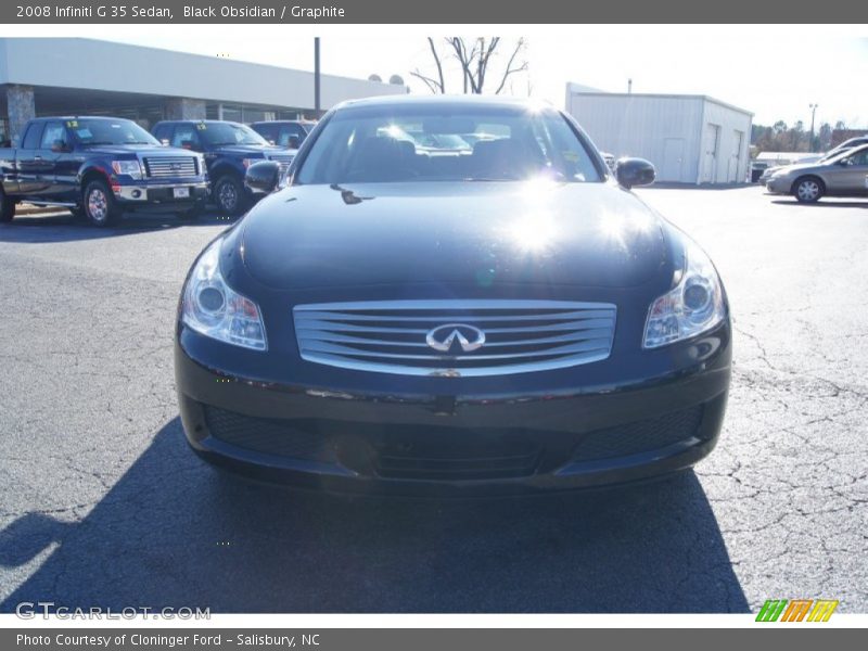Black Obsidian / Graphite 2008 Infiniti G 35 Sedan