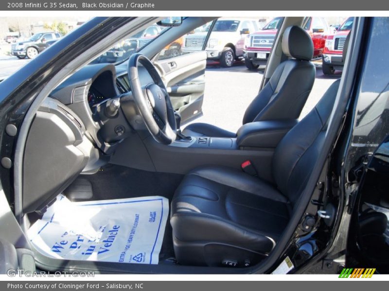 Black Obsidian / Graphite 2008 Infiniti G 35 Sedan