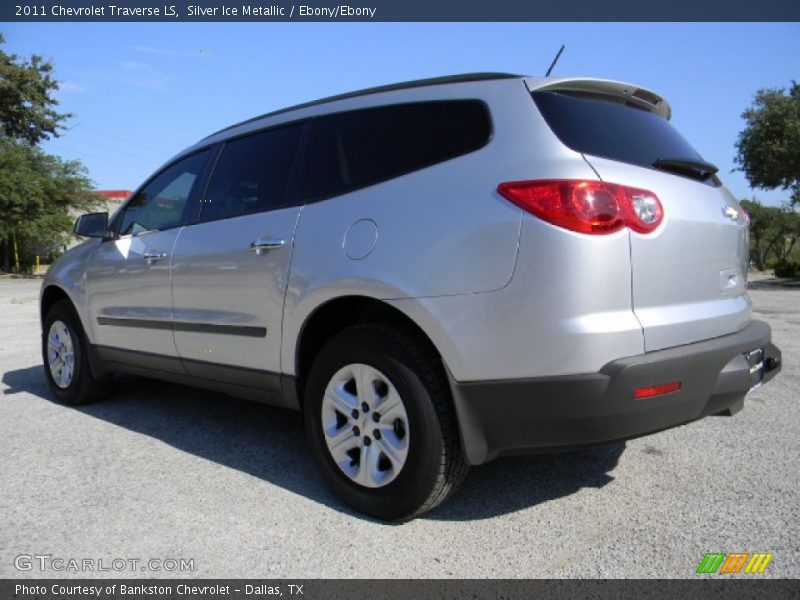 Silver Ice Metallic / Ebony/Ebony 2011 Chevrolet Traverse LS