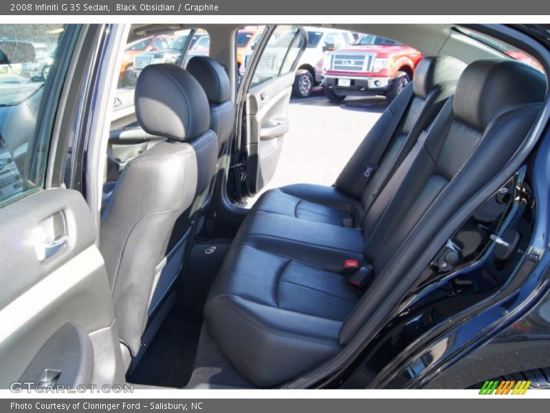 Black Obsidian / Graphite 2008 Infiniti G 35 Sedan