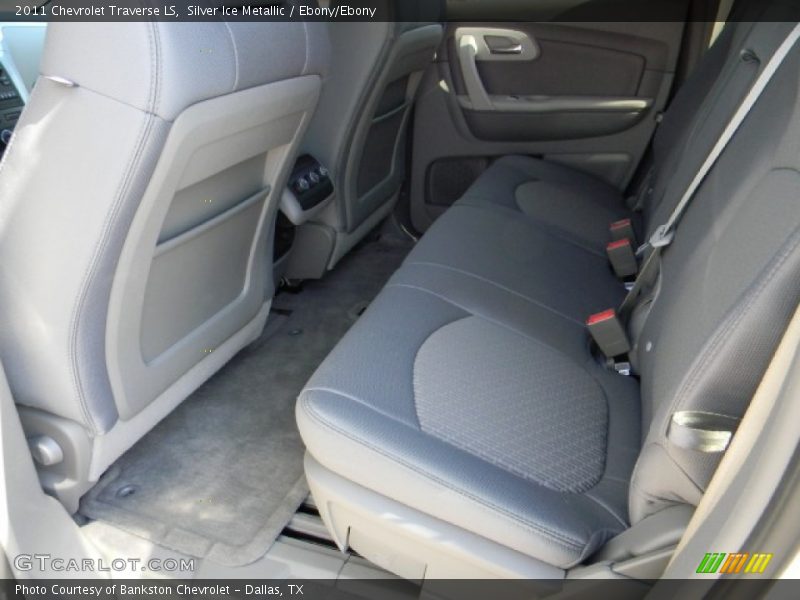 Silver Ice Metallic / Ebony/Ebony 2011 Chevrolet Traverse LS