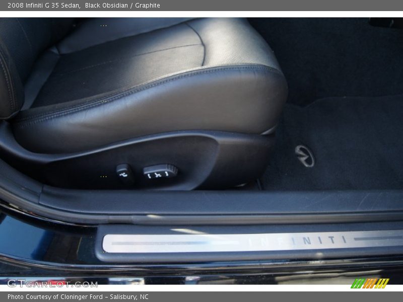 Black Obsidian / Graphite 2008 Infiniti G 35 Sedan