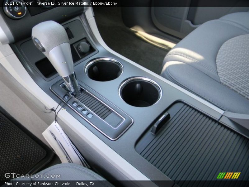 Silver Ice Metallic / Ebony/Ebony 2011 Chevrolet Traverse LS