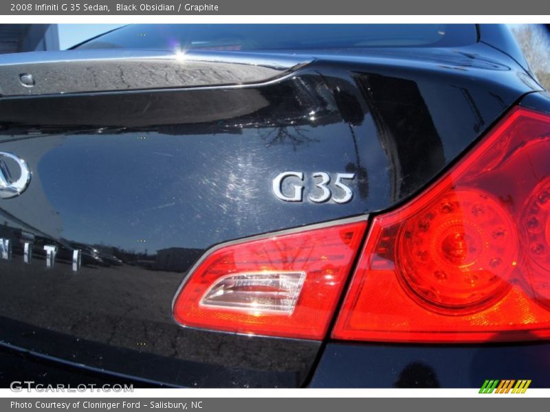 Black Obsidian / Graphite 2008 Infiniti G 35 Sedan