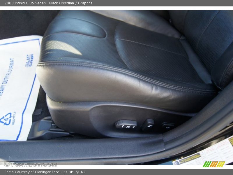 Black Obsidian / Graphite 2008 Infiniti G 35 Sedan