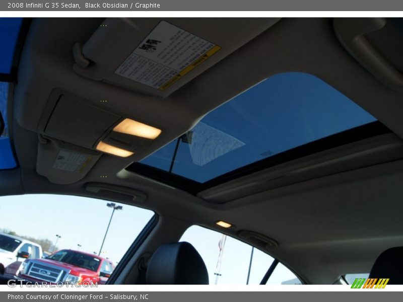 Black Obsidian / Graphite 2008 Infiniti G 35 Sedan