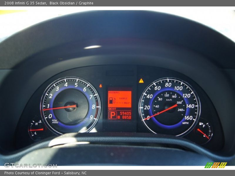 Black Obsidian / Graphite 2008 Infiniti G 35 Sedan