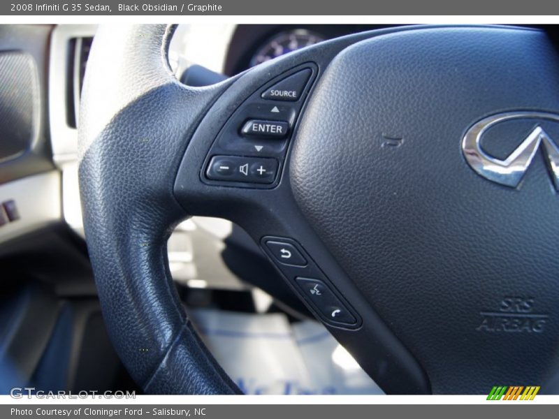 Black Obsidian / Graphite 2008 Infiniti G 35 Sedan