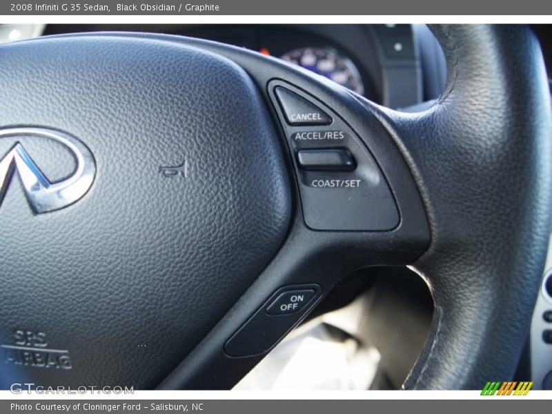 Black Obsidian / Graphite 2008 Infiniti G 35 Sedan