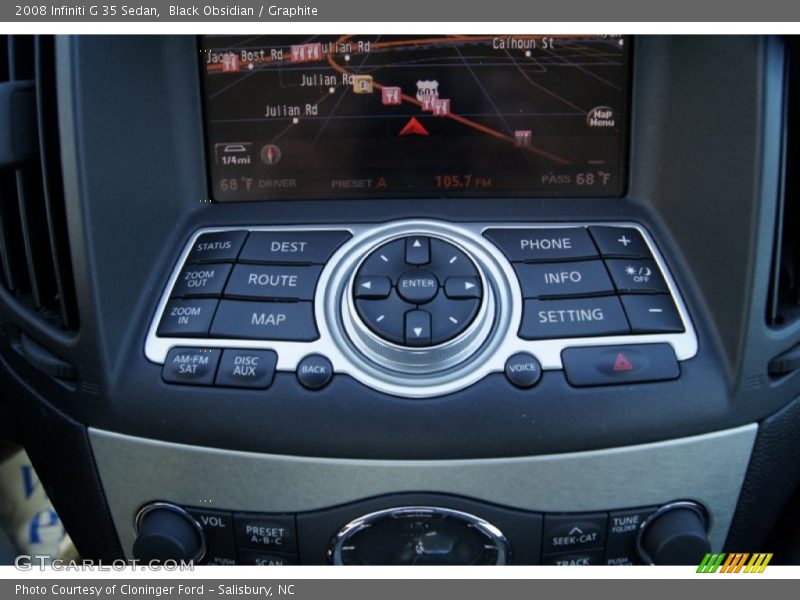 Black Obsidian / Graphite 2008 Infiniti G 35 Sedan