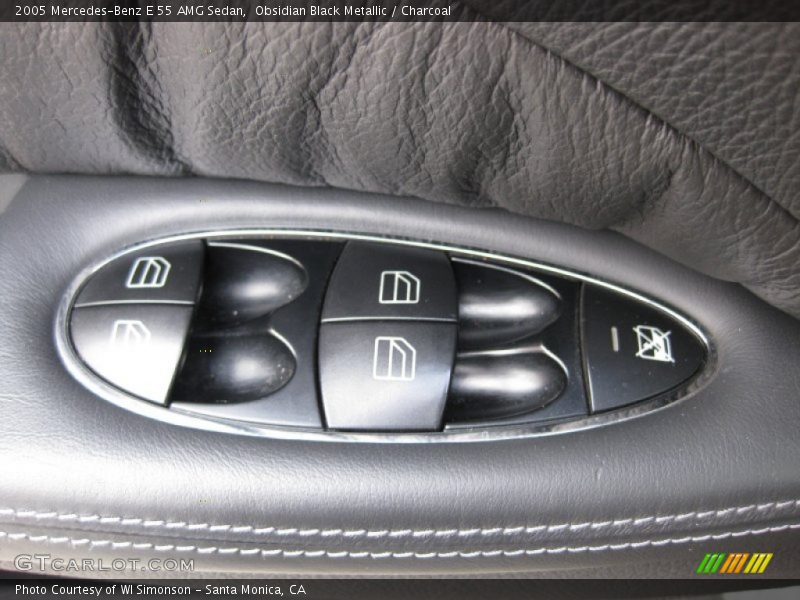 Obsidian Black Metallic / Charcoal 2005 Mercedes-Benz E 55 AMG Sedan