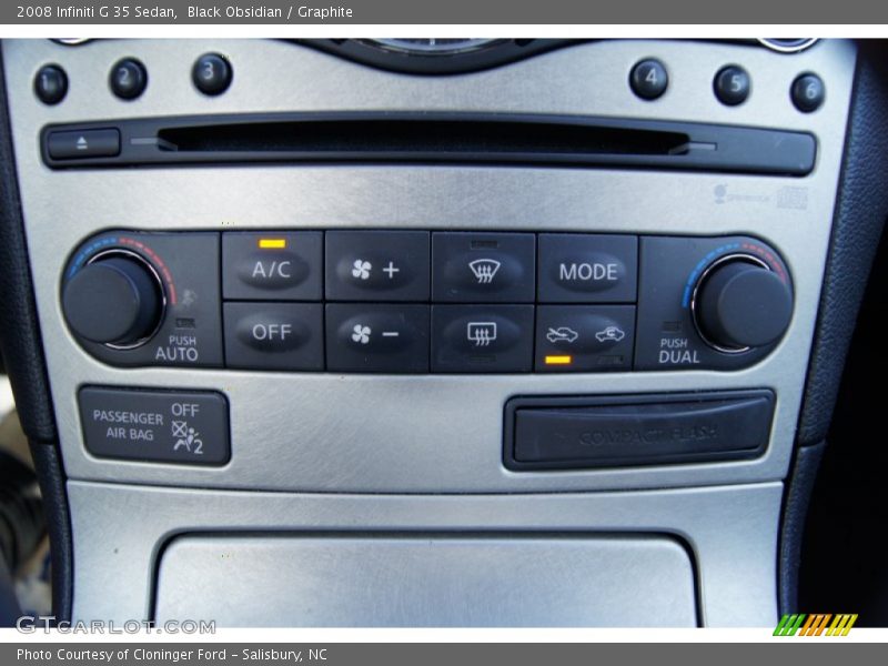 Black Obsidian / Graphite 2008 Infiniti G 35 Sedan