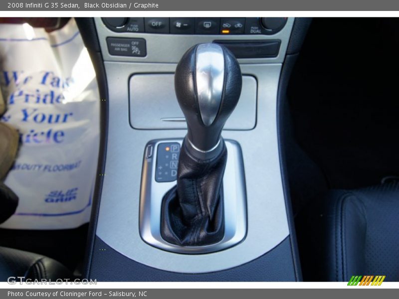 Black Obsidian / Graphite 2008 Infiniti G 35 Sedan