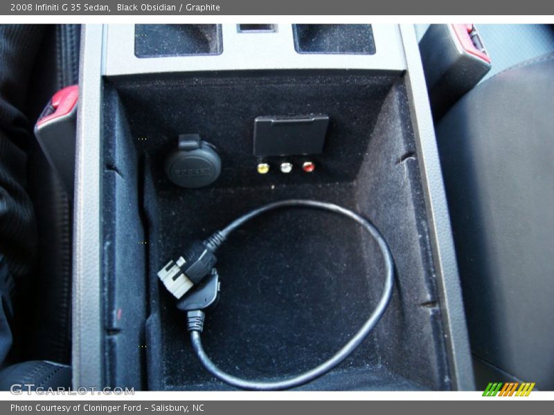 Black Obsidian / Graphite 2008 Infiniti G 35 Sedan