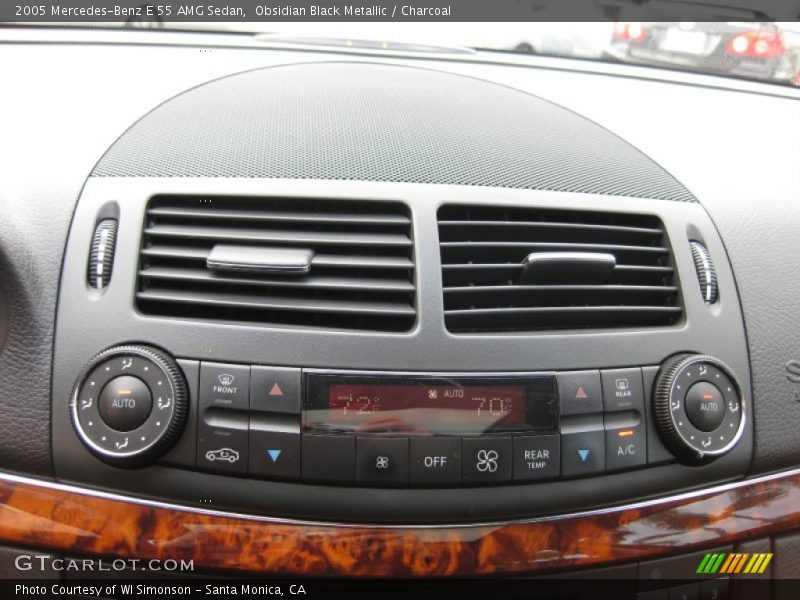 Controls of 2005 E 55 AMG Sedan