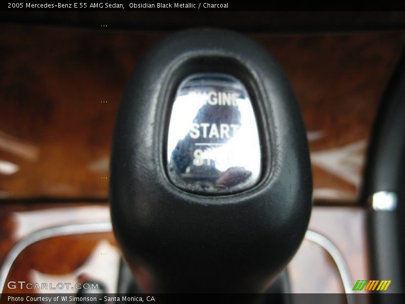 Obsidian Black Metallic / Charcoal 2005 Mercedes-Benz E 55 AMG Sedan