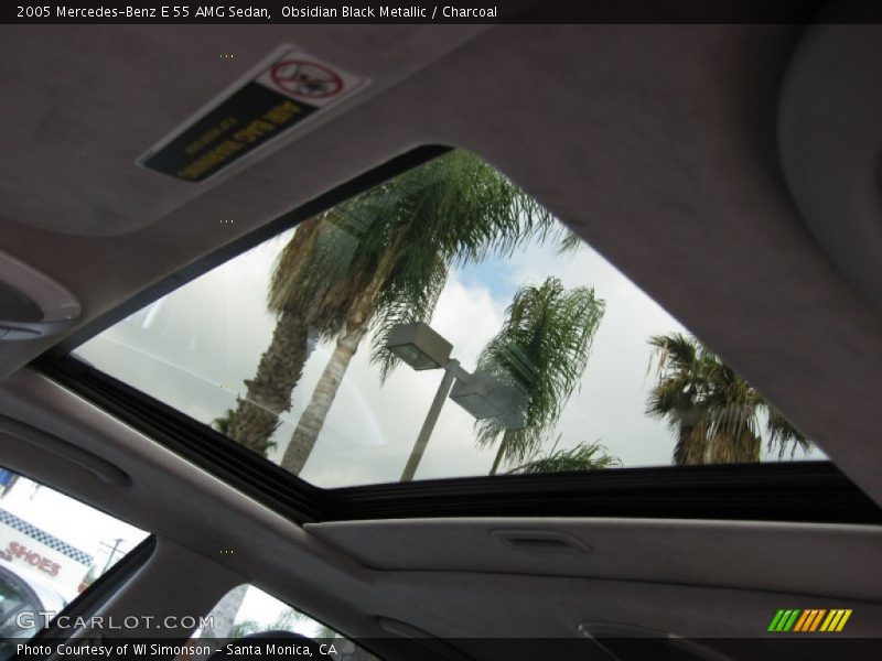 Obsidian Black Metallic / Charcoal 2005 Mercedes-Benz E 55 AMG Sedan