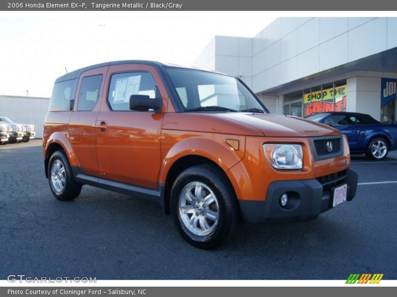 Tangerine Metallic / Black/Gray 2006 Honda Element EX-P
