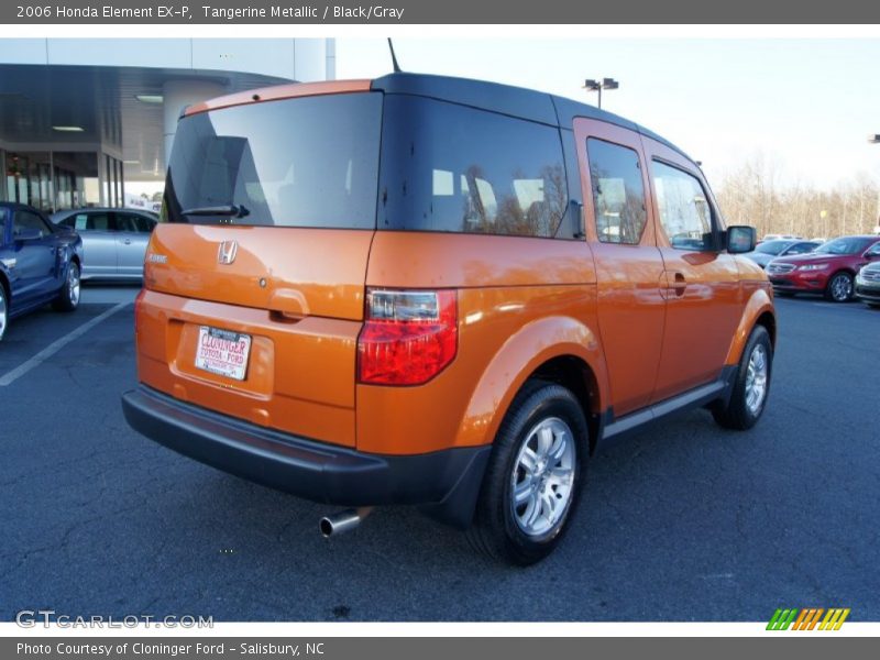 Tangerine Metallic / Black/Gray 2006 Honda Element EX-P