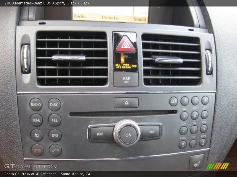 Black / Black 2008 Mercedes-Benz C 350 Sport