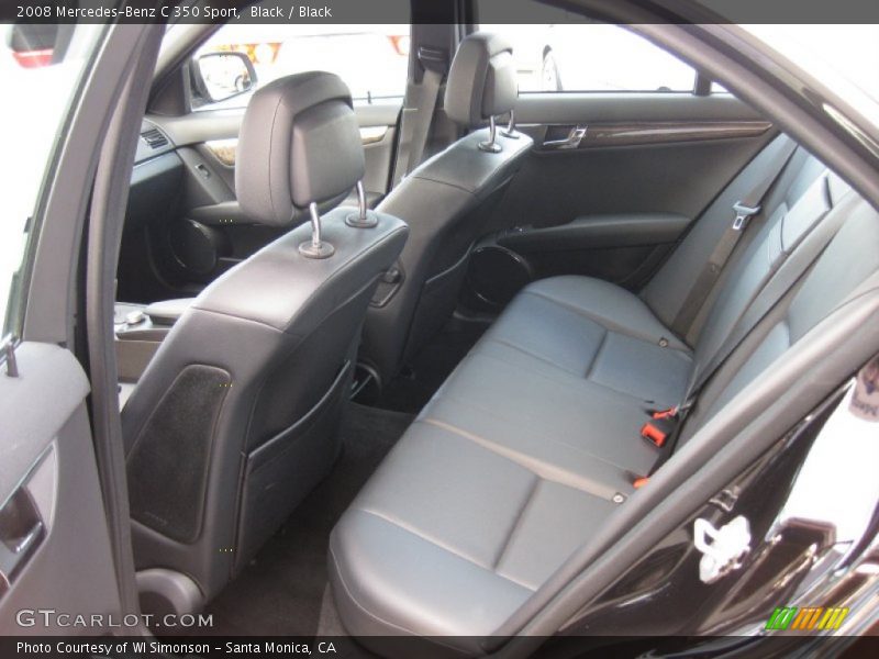 Black / Black 2008 Mercedes-Benz C 350 Sport