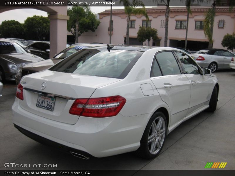 Arctic White / Almond Beige 2010 Mercedes-Benz E 350 Sedan