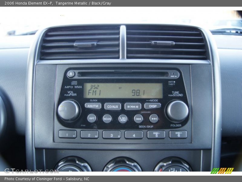 Tangerine Metallic / Black/Gray 2006 Honda Element EX-P