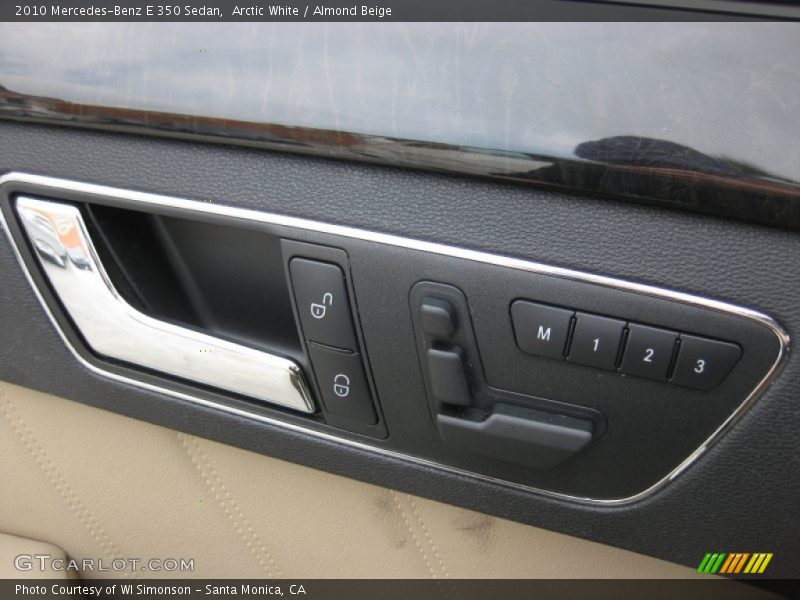 Arctic White / Almond Beige 2010 Mercedes-Benz E 350 Sedan