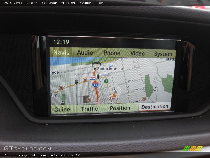Arctic White / Almond Beige 2010 Mercedes-Benz E 350 Sedan