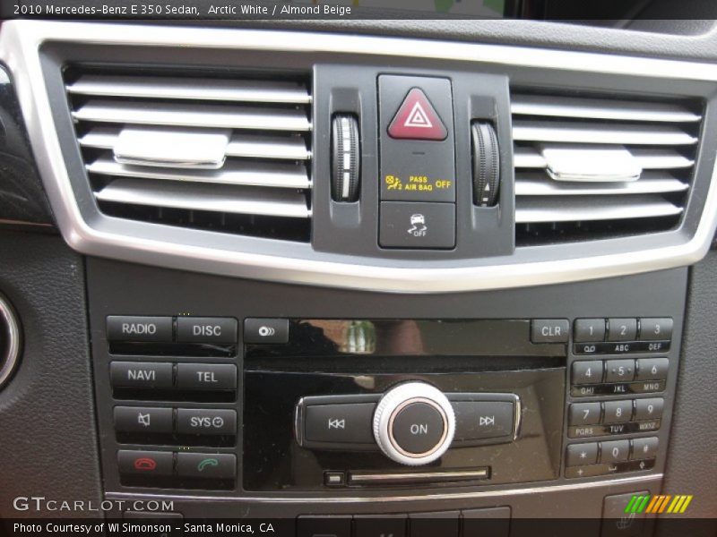 Arctic White / Almond Beige 2010 Mercedes-Benz E 350 Sedan