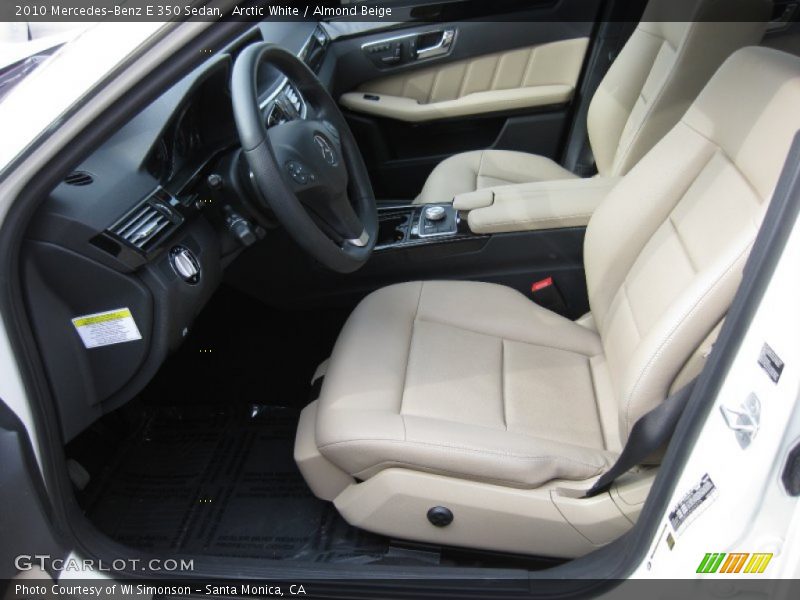 Arctic White / Almond Beige 2010 Mercedes-Benz E 350 Sedan