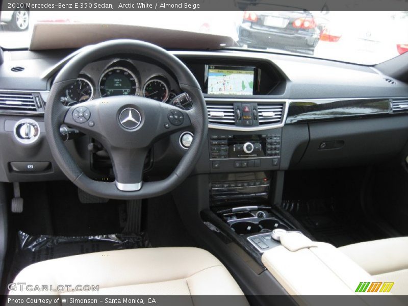 Arctic White / Almond Beige 2010 Mercedes-Benz E 350 Sedan