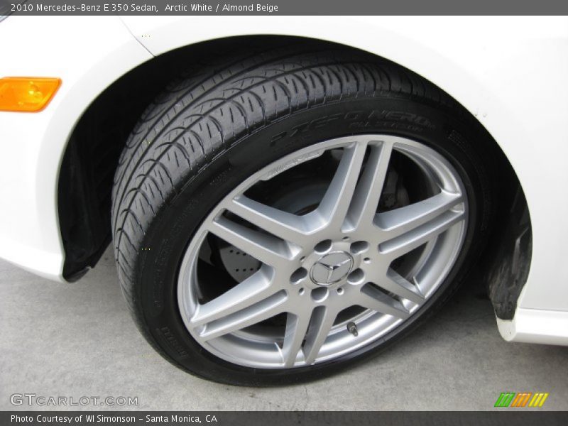 Arctic White / Almond Beige 2010 Mercedes-Benz E 350 Sedan