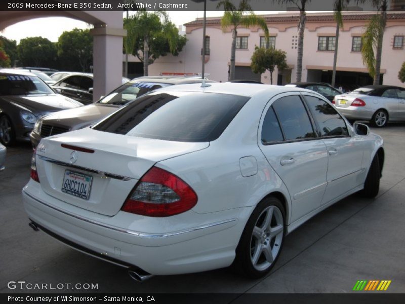 Arctic White / Cashmere 2009 Mercedes-Benz E 350 Sedan