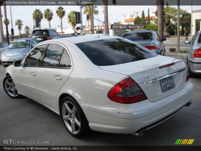 Arctic White / Cashmere 2009 Mercedes-Benz E 350 Sedan