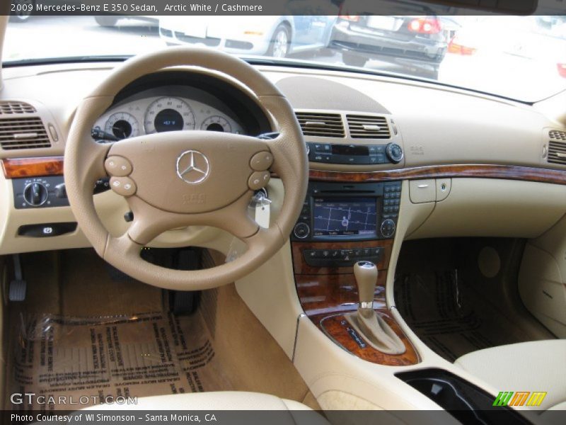 Arctic White / Cashmere 2009 Mercedes-Benz E 350 Sedan