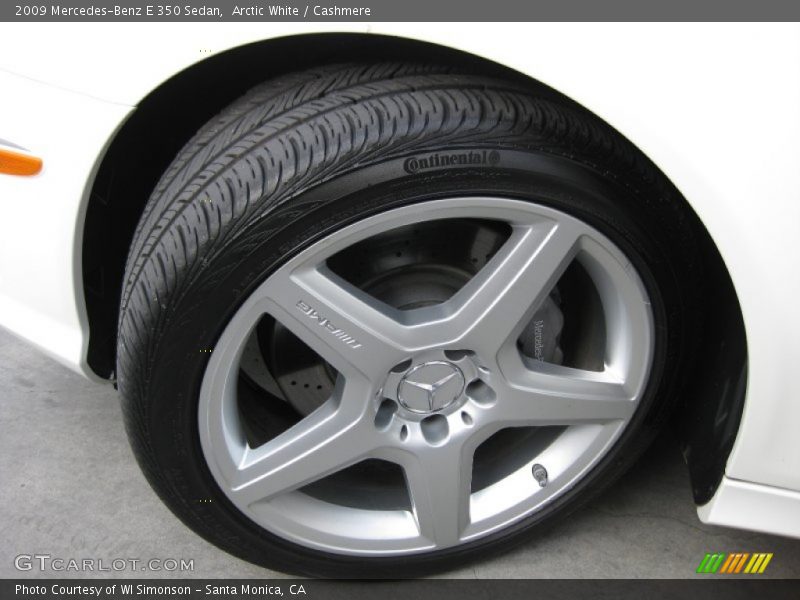 Arctic White / Cashmere 2009 Mercedes-Benz E 350 Sedan