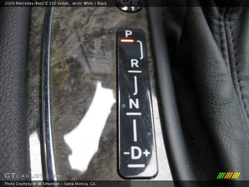Arctic White / Black 2009 Mercedes-Benz E 350 Sedan