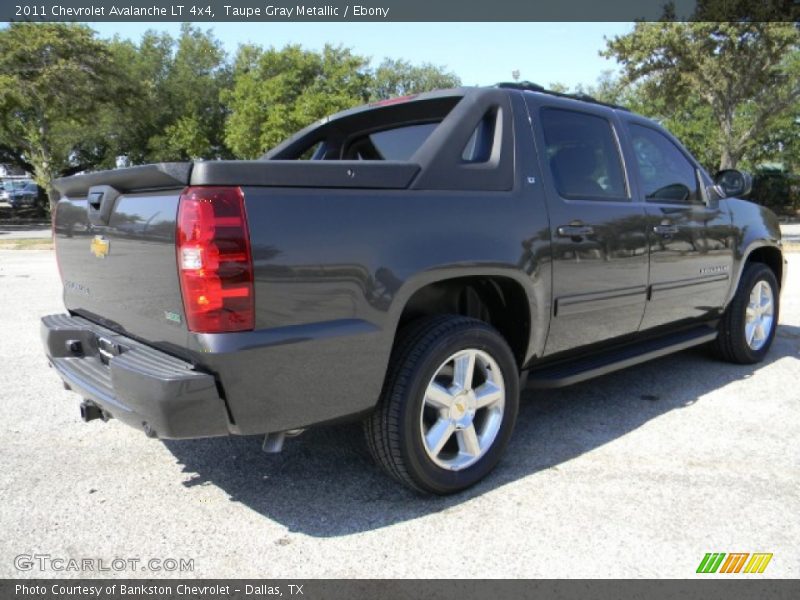 Taupe Gray Metallic / Ebony 2011 Chevrolet Avalanche LT 4x4