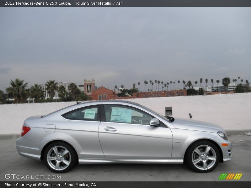 Iridium Silver Metallic / Ash 2012 Mercedes-Benz C 250 Coupe