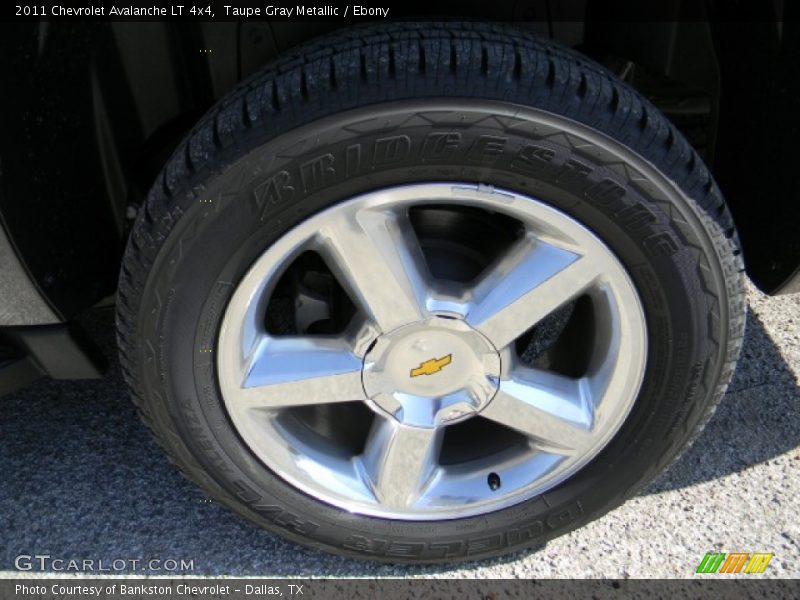 Taupe Gray Metallic / Ebony 2011 Chevrolet Avalanche LT 4x4