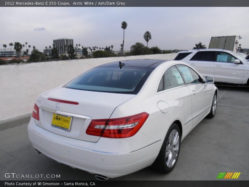 Arctic White / Ash/Dark Grey 2012 Mercedes-Benz E 350 Coupe
