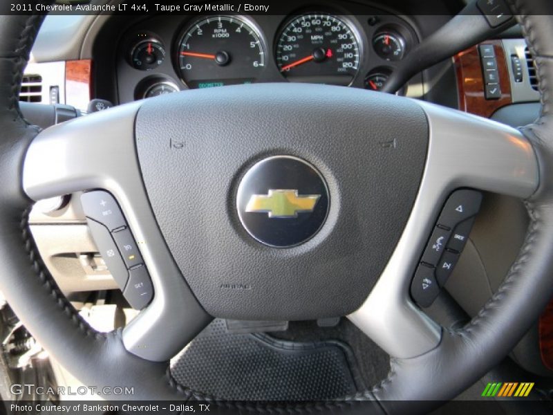 Taupe Gray Metallic / Ebony 2011 Chevrolet Avalanche LT 4x4