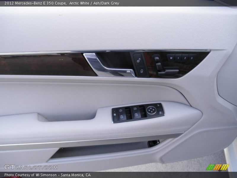 Arctic White / Ash/Dark Grey 2012 Mercedes-Benz E 350 Coupe
