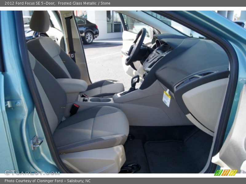 Frosted Glass Metallic / Stone 2012 Ford Focus SE 5-Door