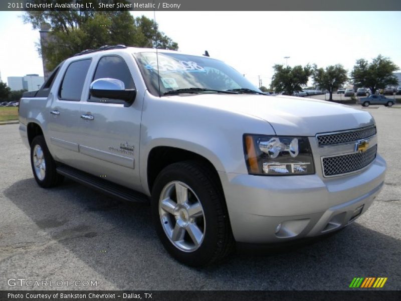 Sheer Silver Metallic / Ebony 2011 Chevrolet Avalanche LT