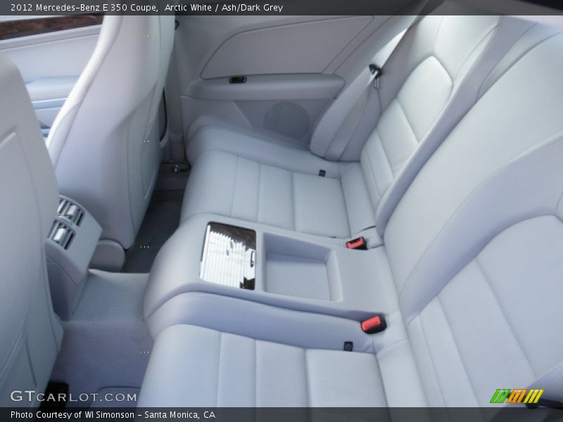 Arctic White / Ash/Dark Grey 2012 Mercedes-Benz E 350 Coupe